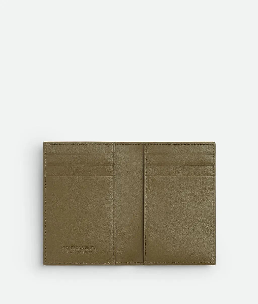 Ostrich Flap Card Case
