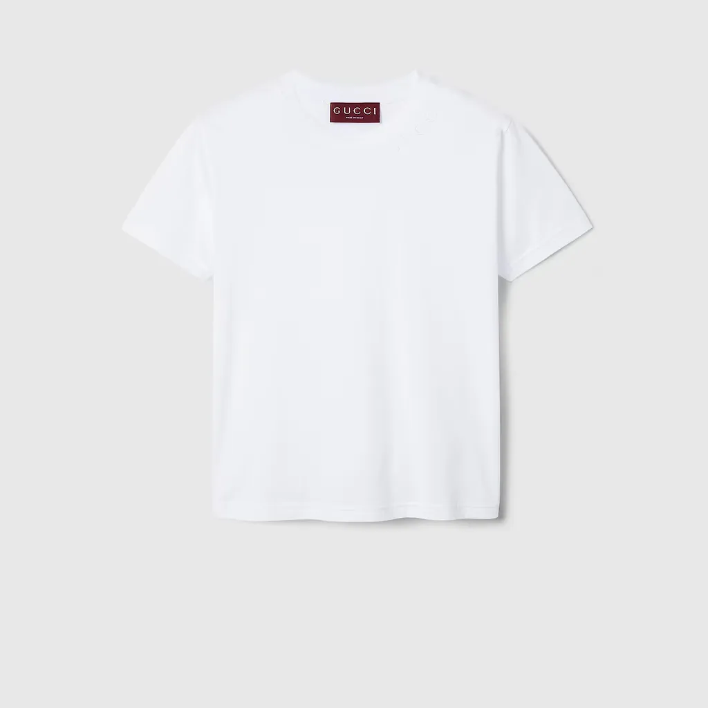 Embroidered Cotton Jersey T-Shirt
