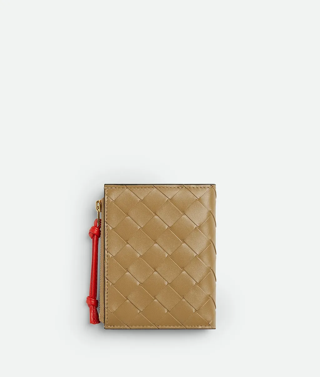 Intrecciato Small Bi-Fold Wallet