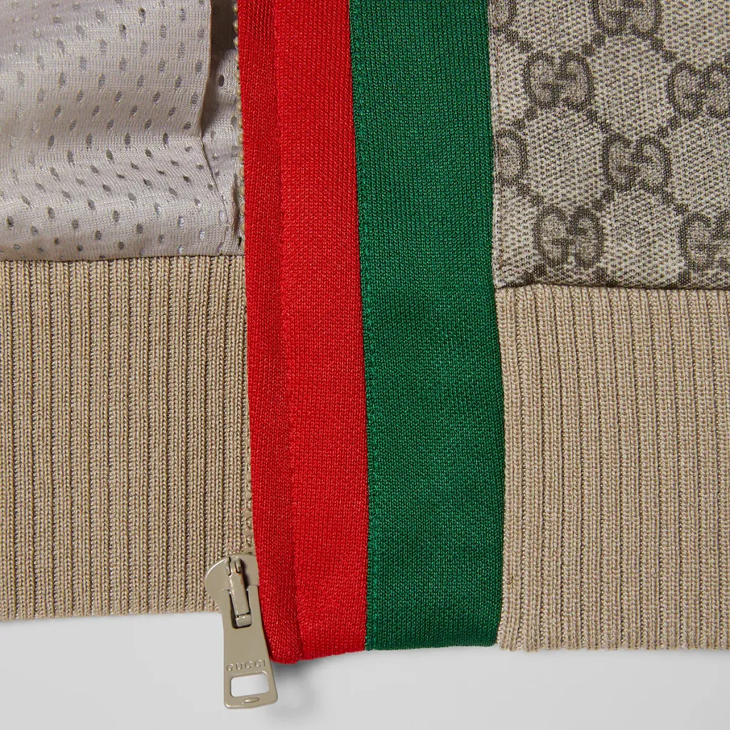 Technical Jersey Zip Jacket With Web