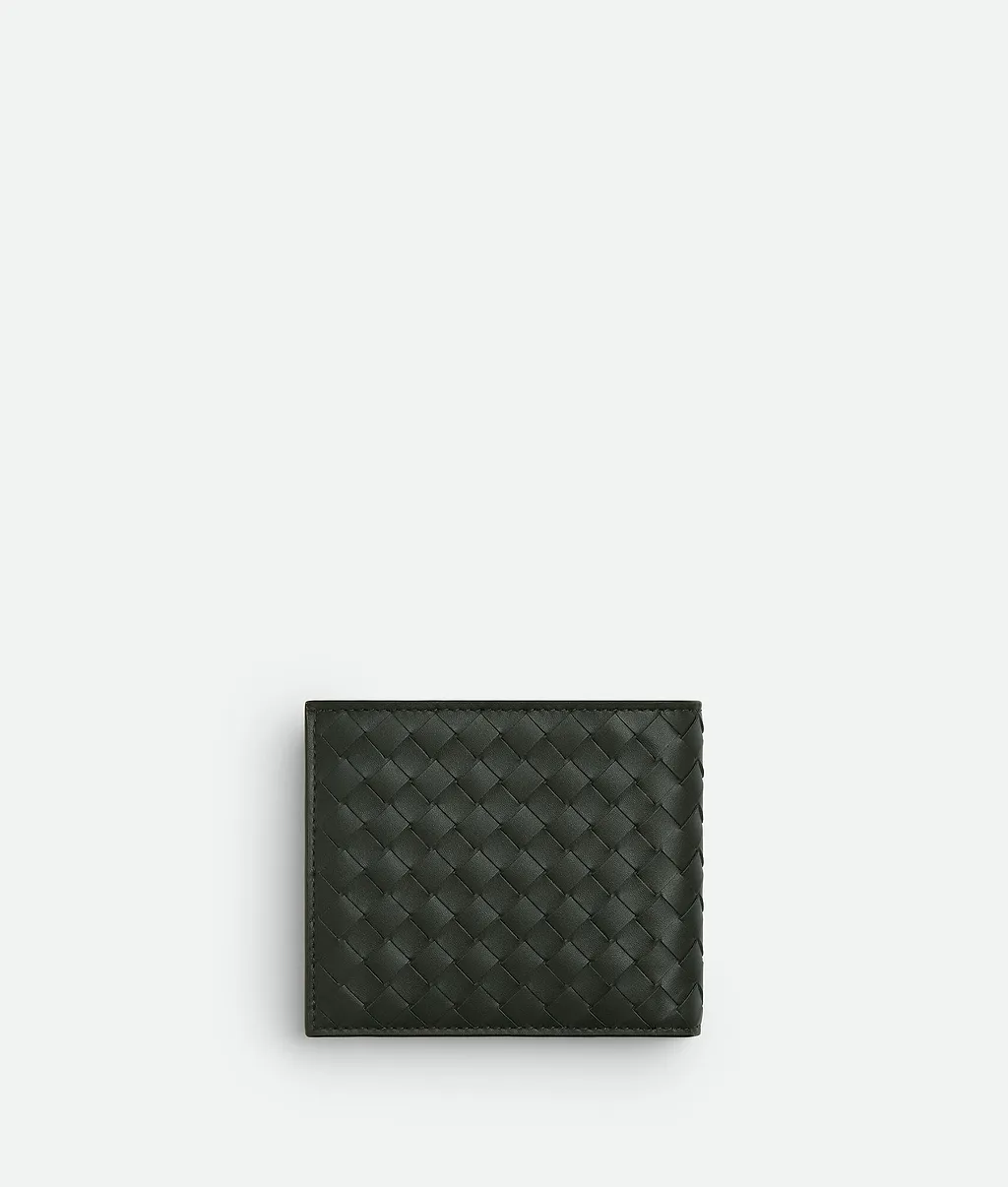 Intrecciato Piccolo Bi-Fold Wallet With Coin Purse