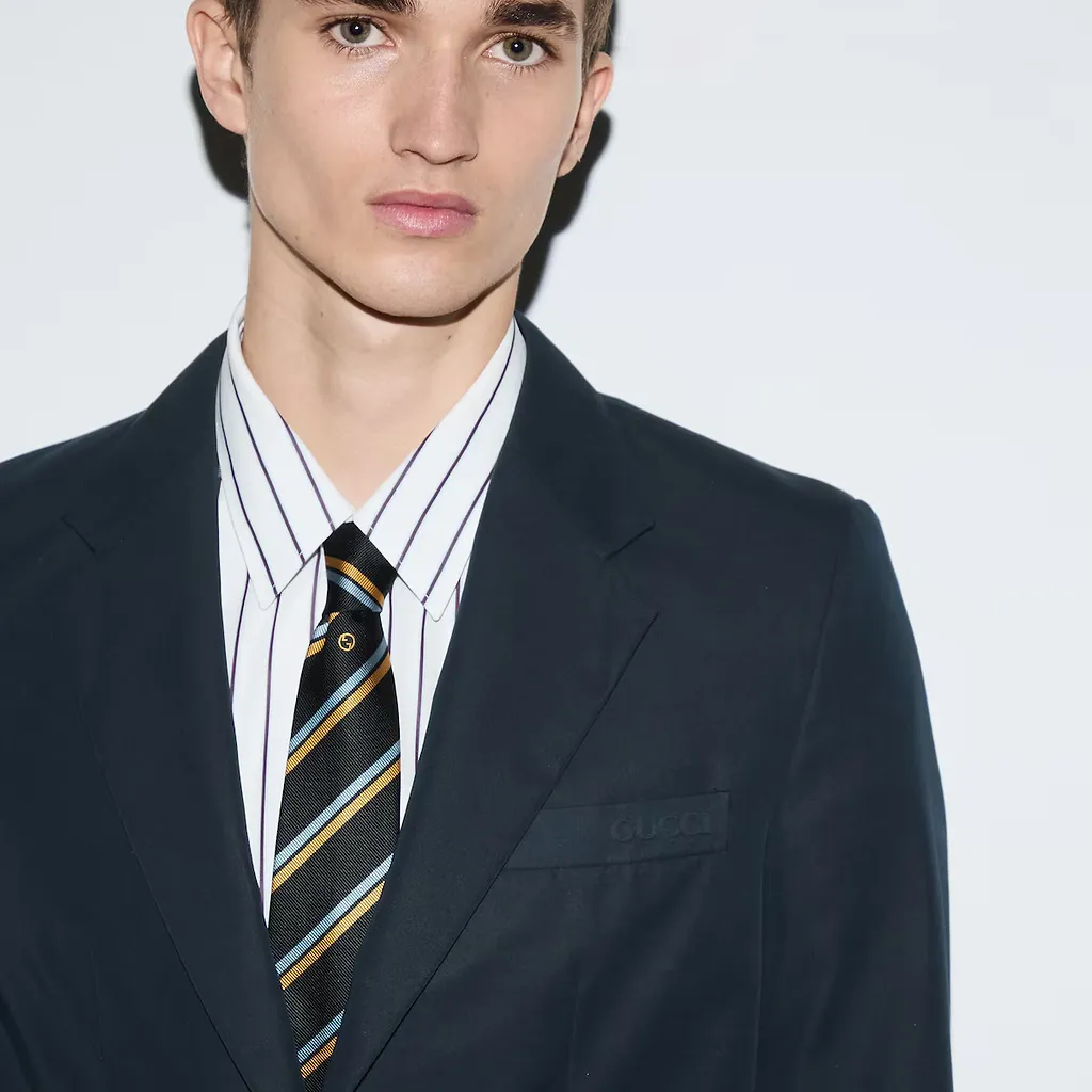 Embossed Cotton Twill Jacket