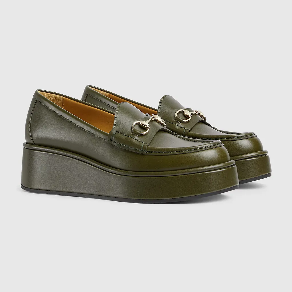 Horsebit Wedge Loafer