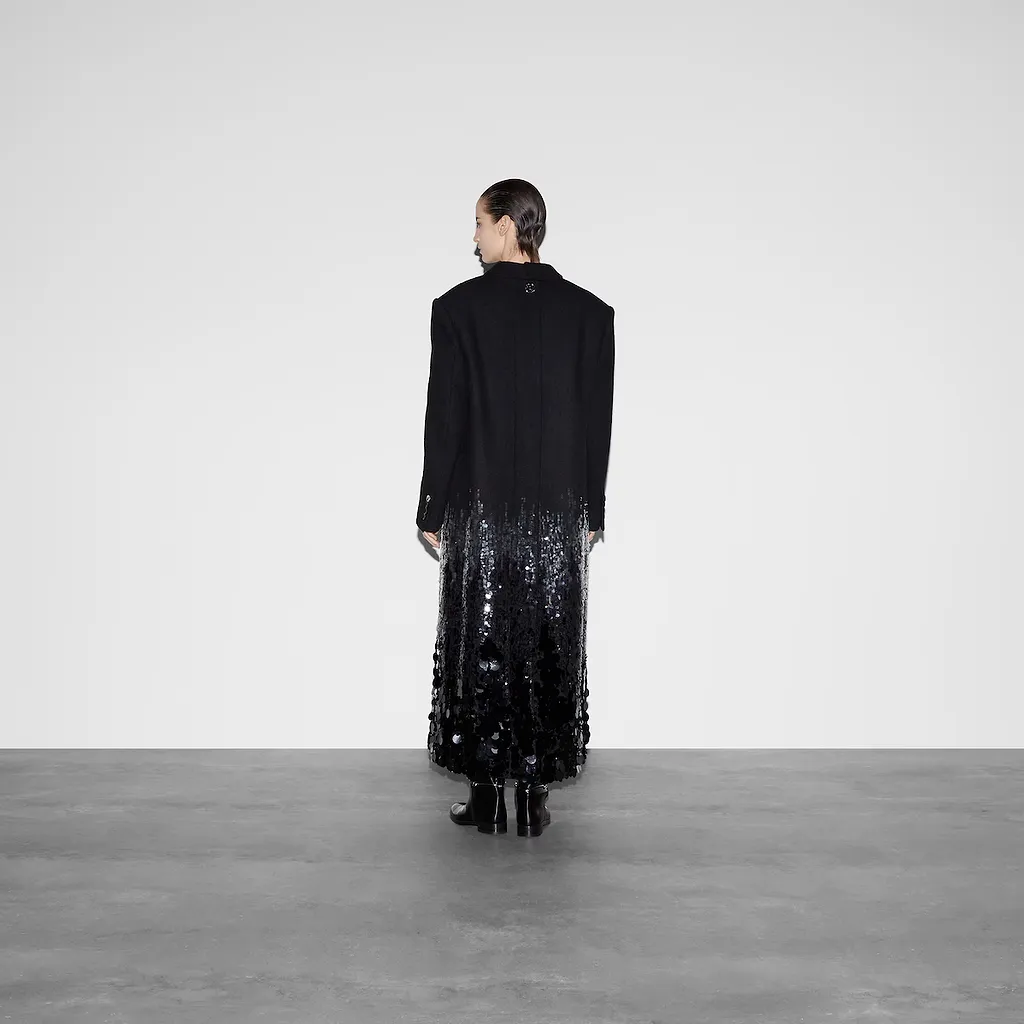 Batavia Wool Coat With Embroidery