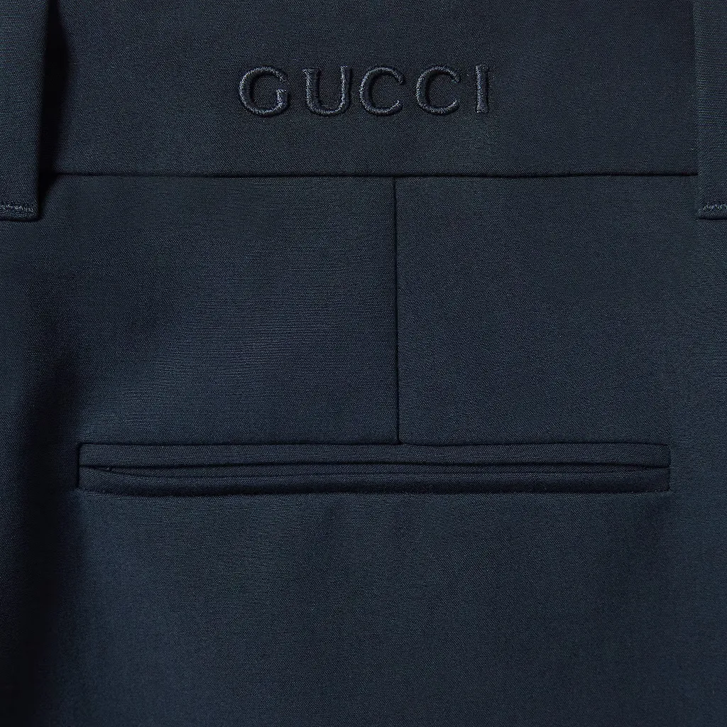Cotton Trousers With Embroidery