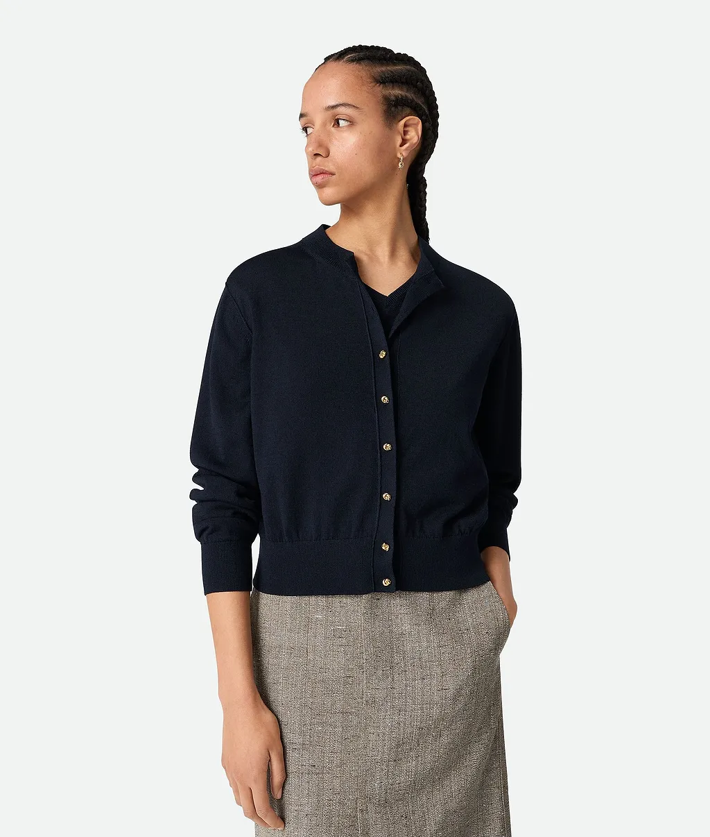 Cotton And Viscose Twinset