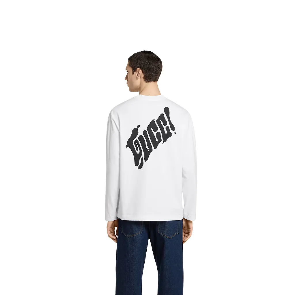 Cotton Jersey T-Shirt With Gucci Logo