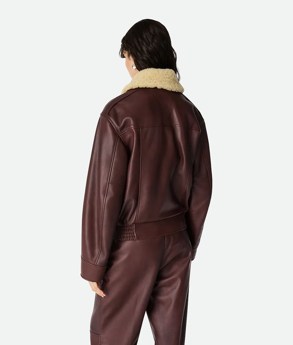 Padded Leather Blouson