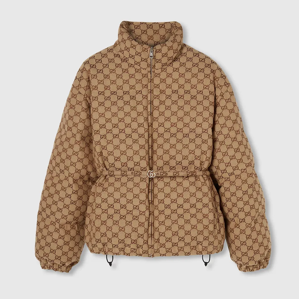 Gg Canvas Bomber Jacket