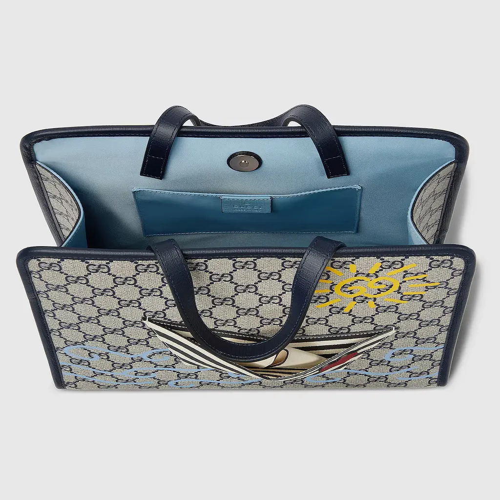 Children's Printed Gg Tote Bag