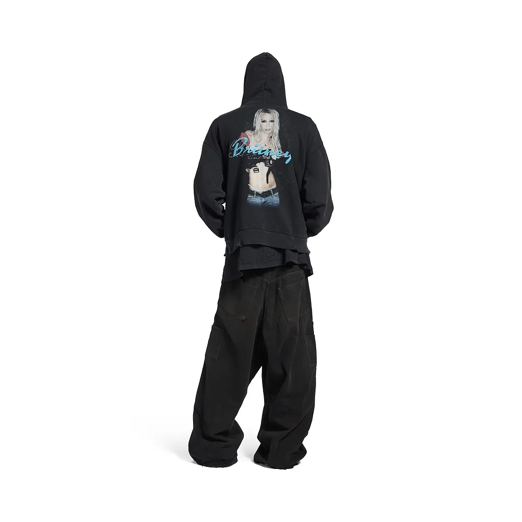 Music | Britney Spears Series Oversized Zip-Up Hoodie