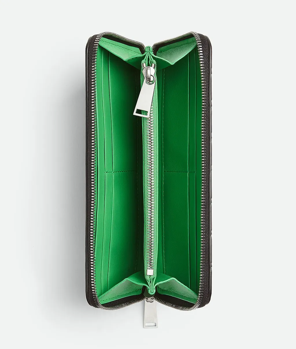 Intrecciato Zip Around Wallet