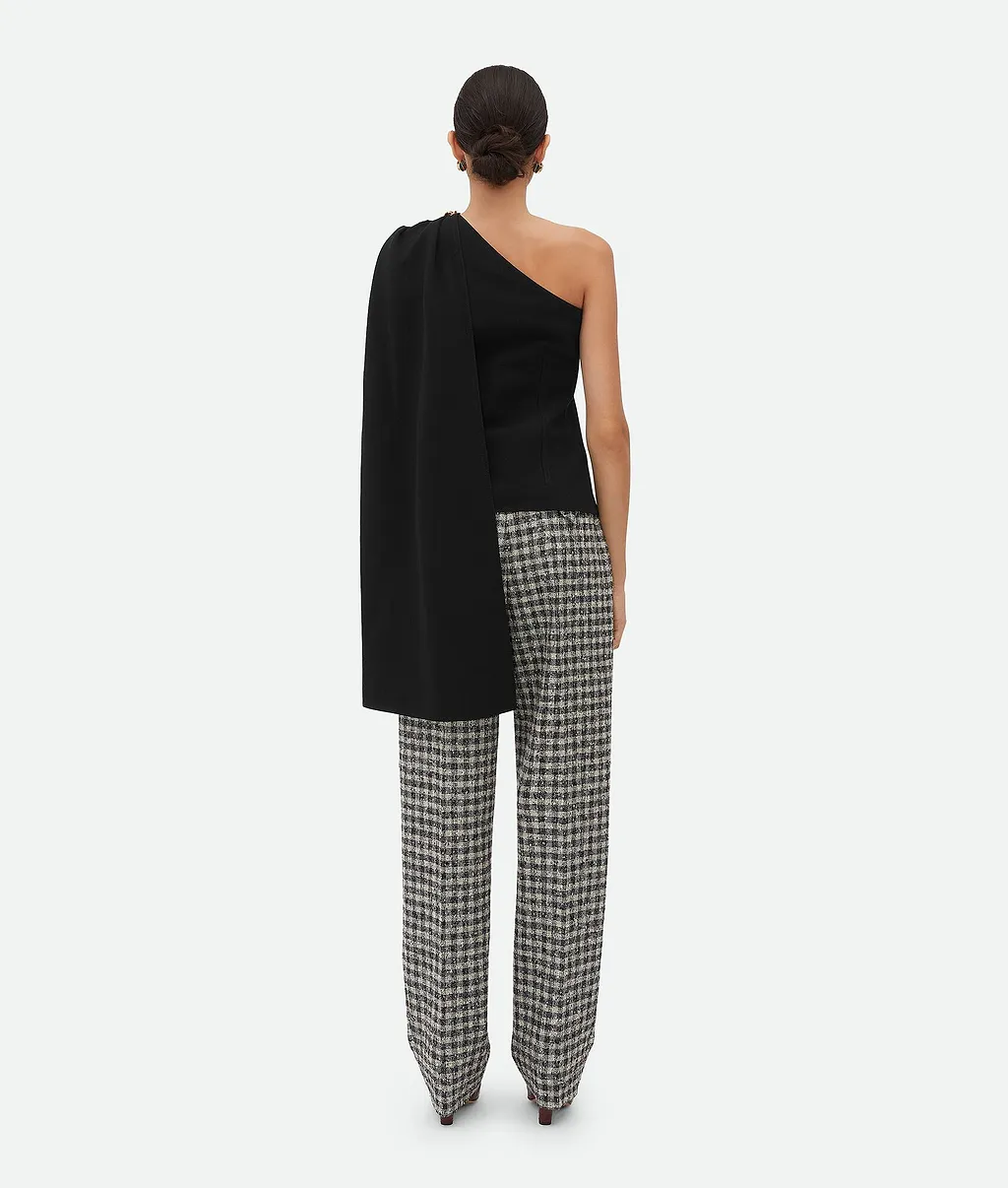 Wool Viscose Crepe Top