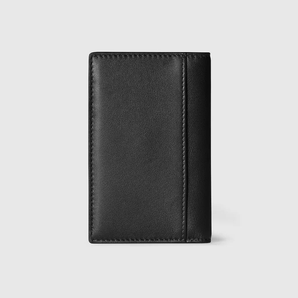 Gg Emblem Long Card Case With Gg Fabric