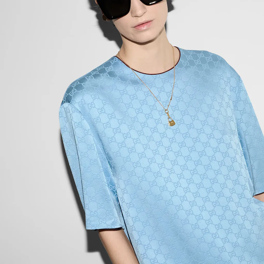 Gg Satin Top