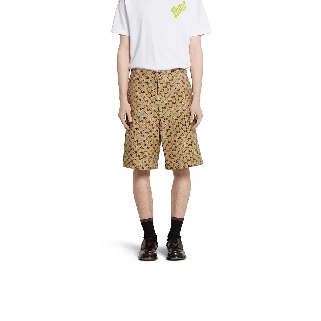 Gg Canvas Shorts