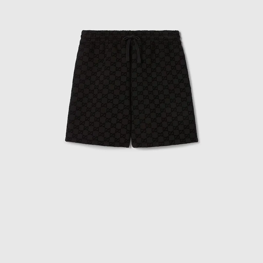 Printed Jersey Basketball Shorts