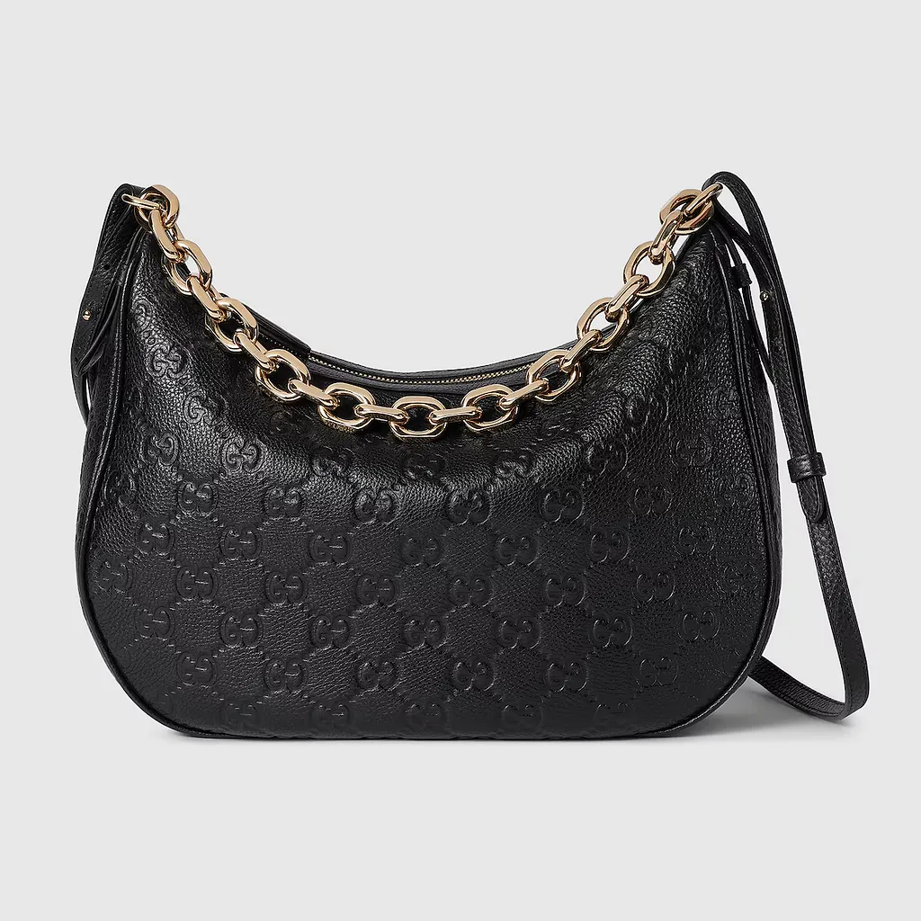 Gg Emblem Large Shoulder Bag