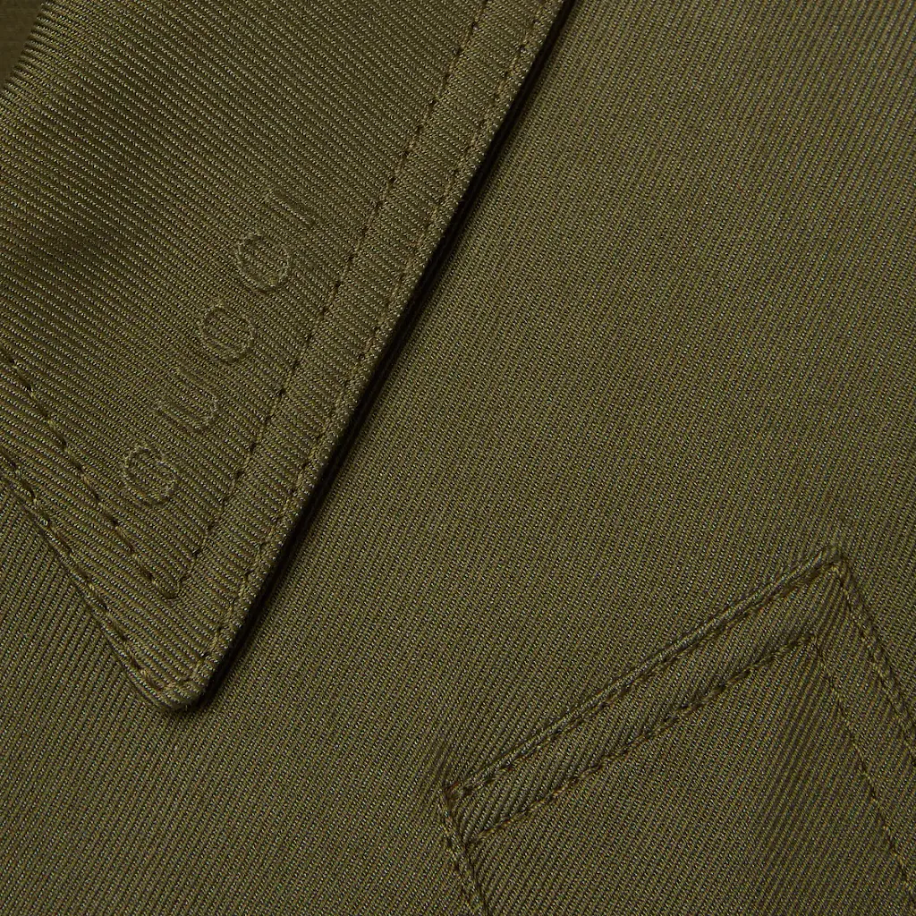 Cotton Gabardine Short Sleeve Jacket