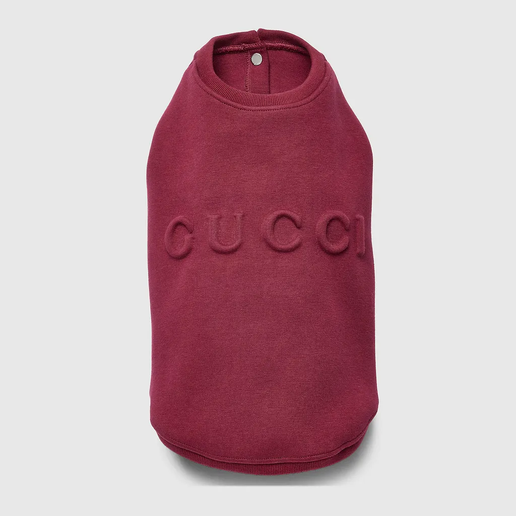 Embossed Cotton Pet Sweatshirt