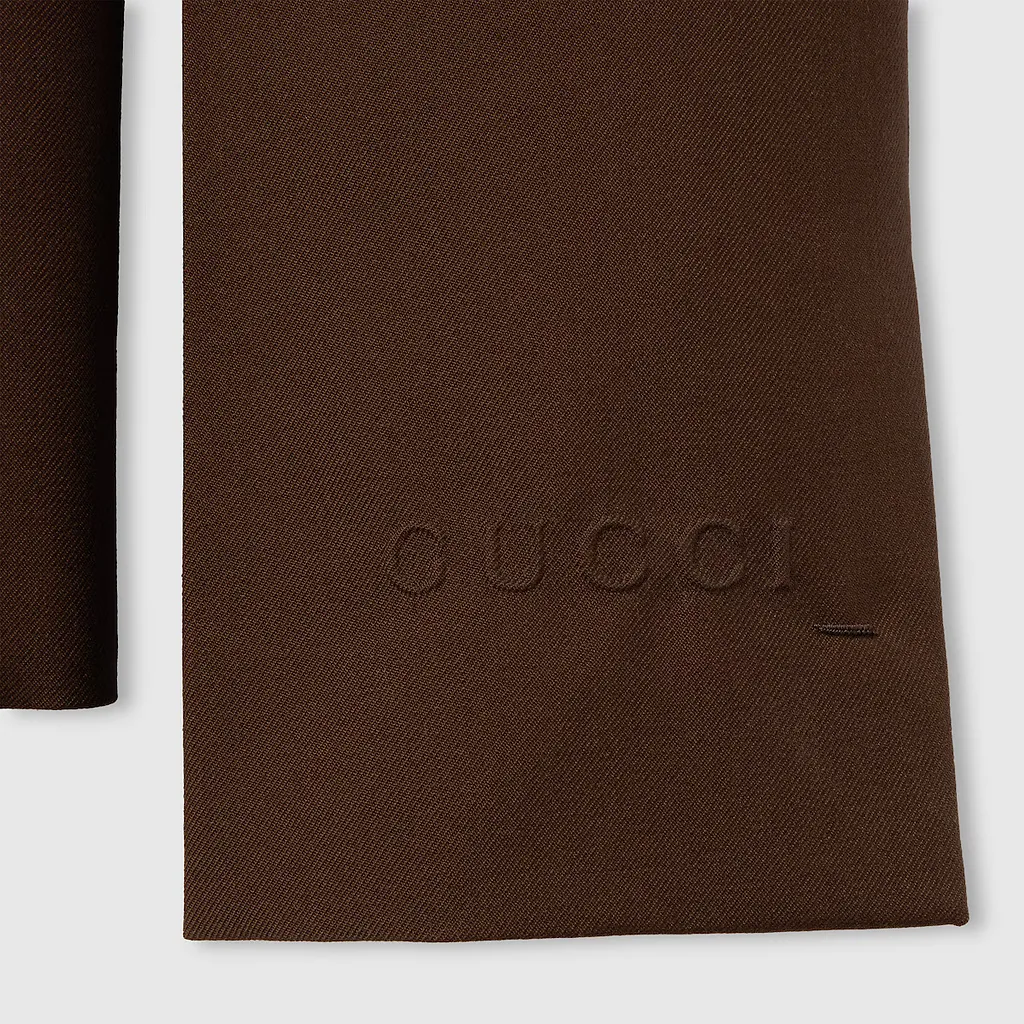 Embossed Wool Jacket