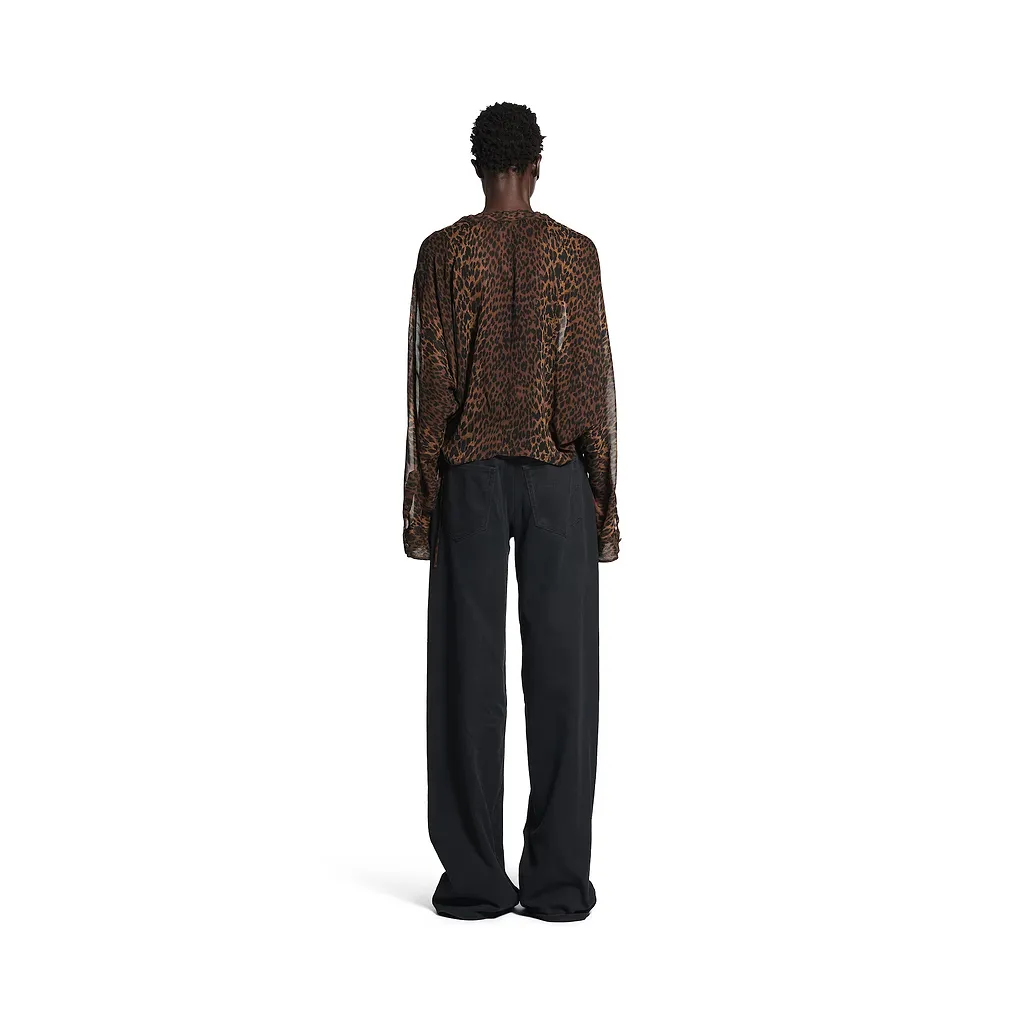 Leopard Minimal Blouse