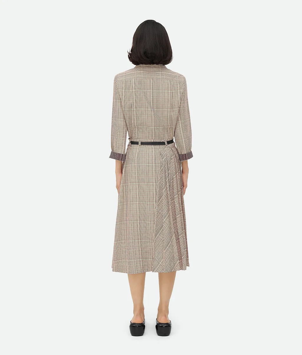Check Viscose Skirt