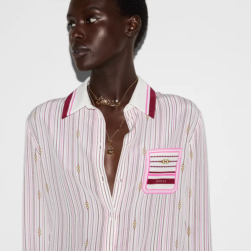 Printed Silk Shirt