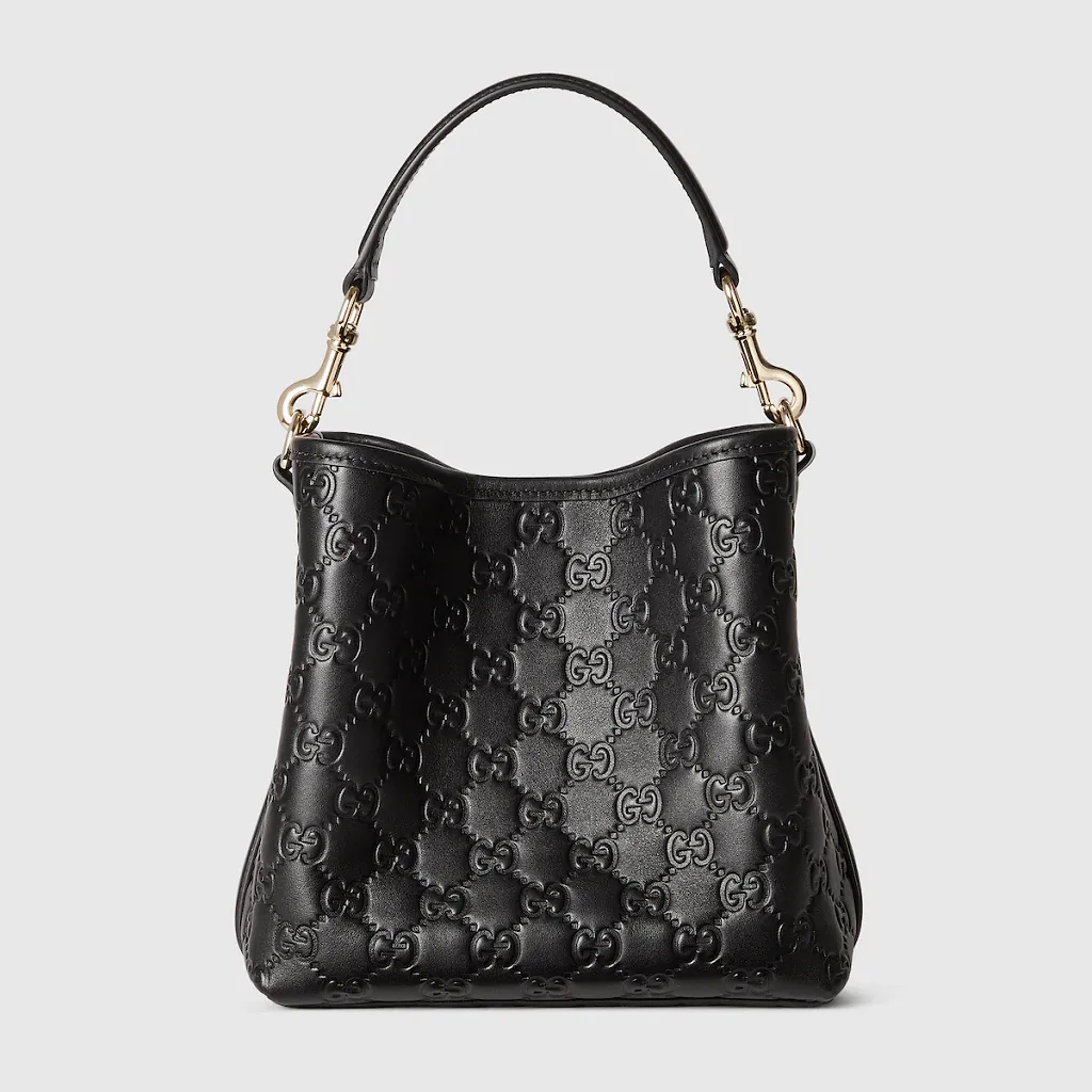 Gg Emblem Small Bucket Bag