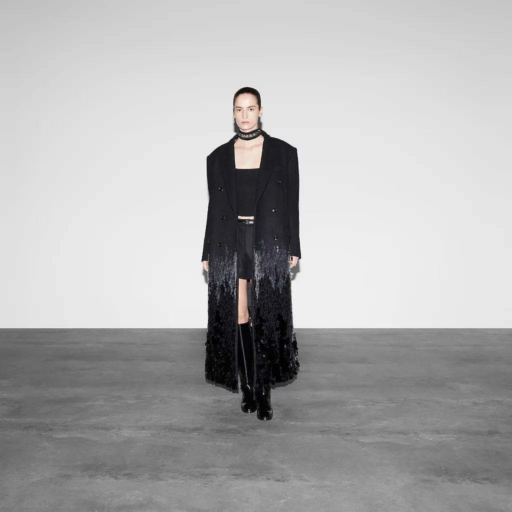 Batavia Wool Coat With Embroidery