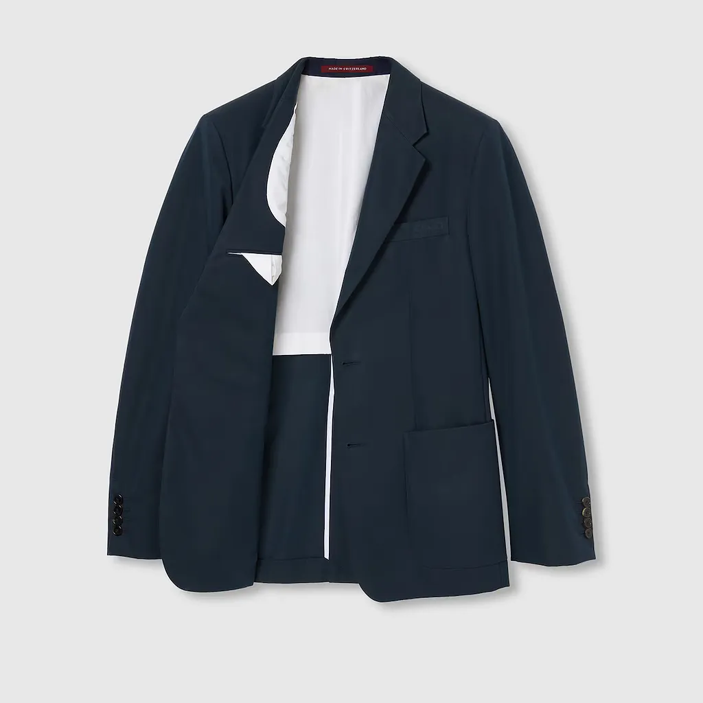 Embossed Cotton Twill Jacket