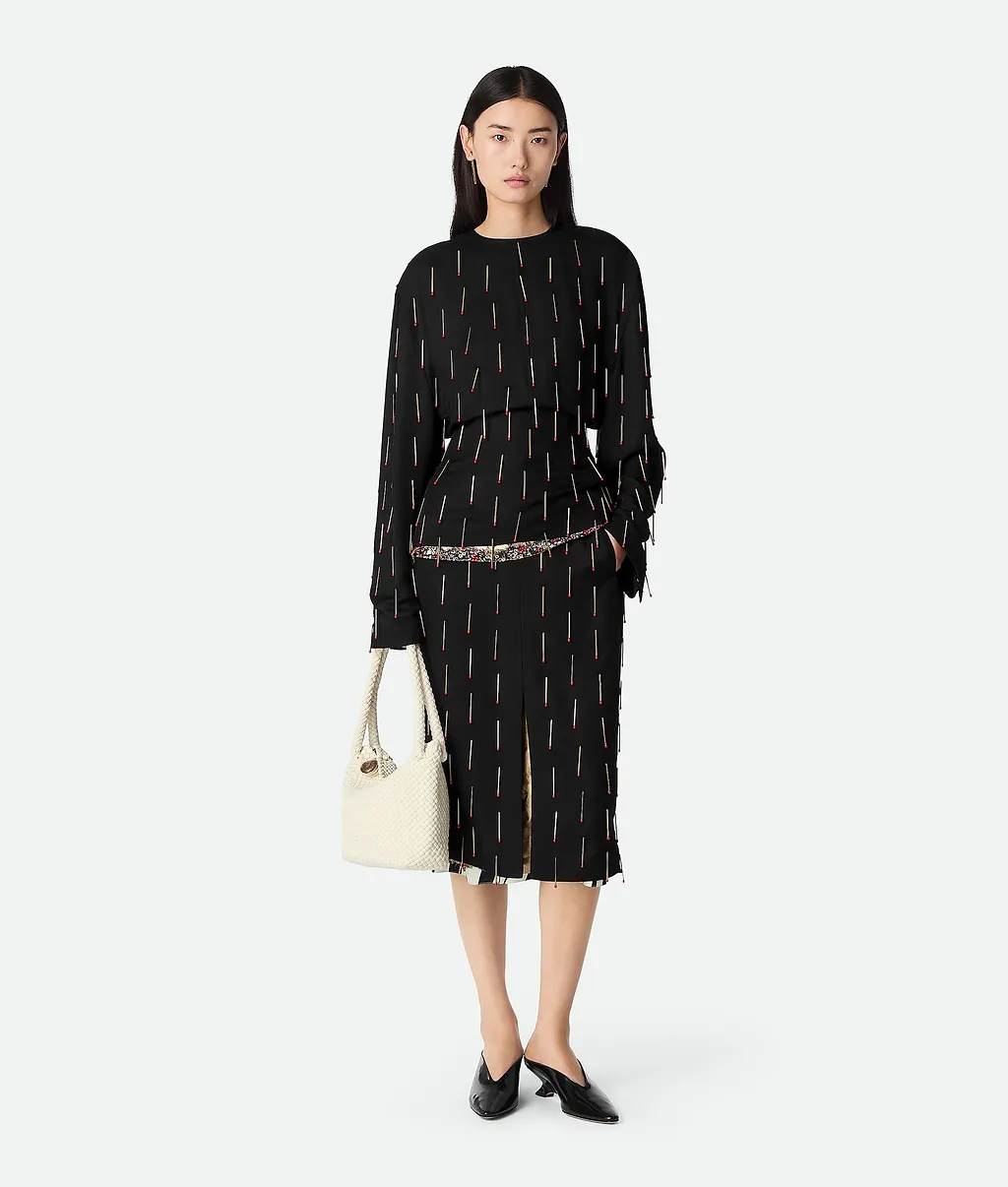 Viscose Top With Matches