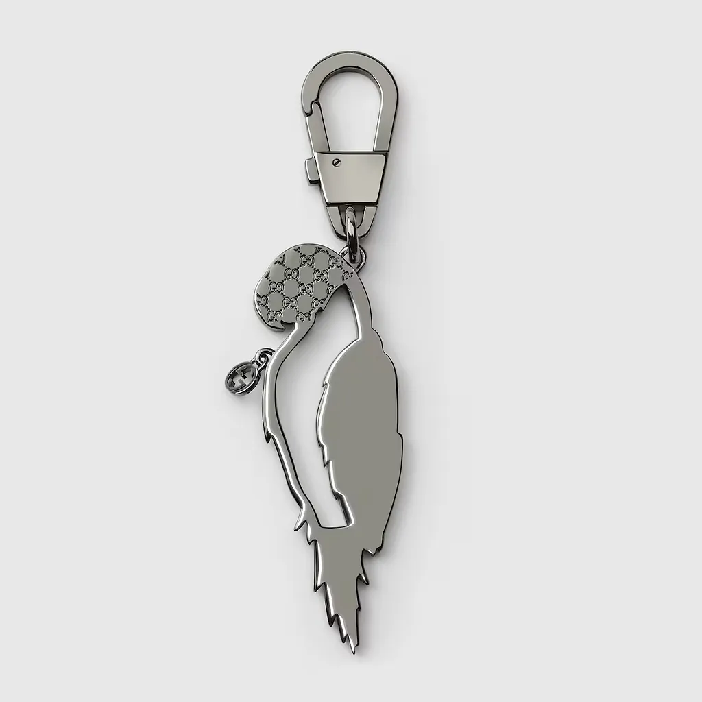 Parrot Keychain With Interlocking G