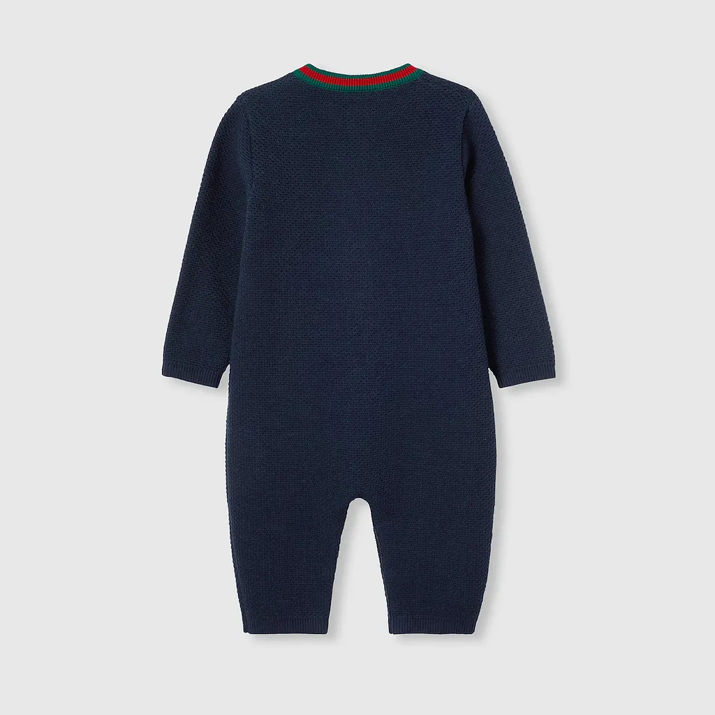 Baby Cotton One-Piece With Embroidery