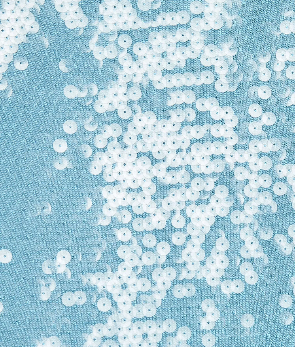 Light Viscose Sequins Dress