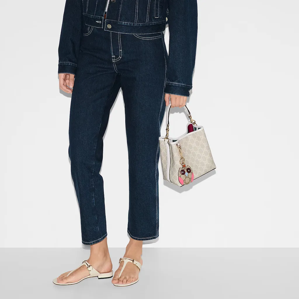 Gg Emblem Small Bucket Bag