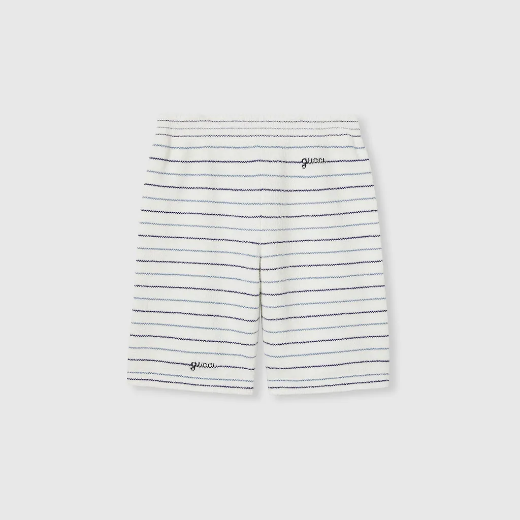 Children's Striped Cotton Shorts