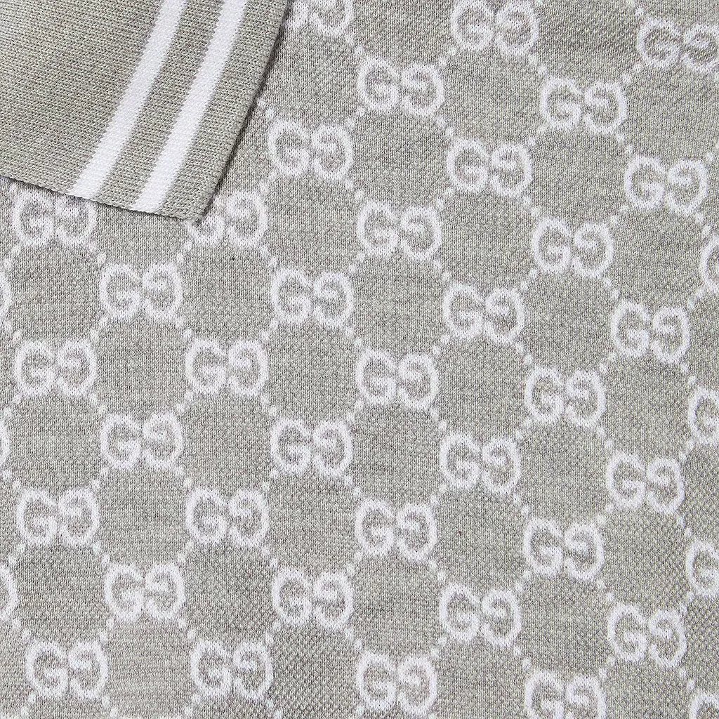 Gg Cotton Piquet Polo Shirt