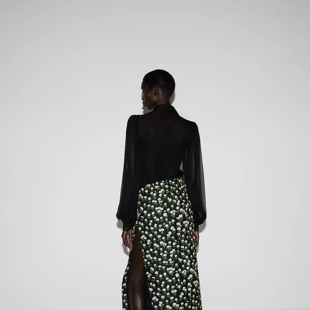 Silk Chiffon Shirt