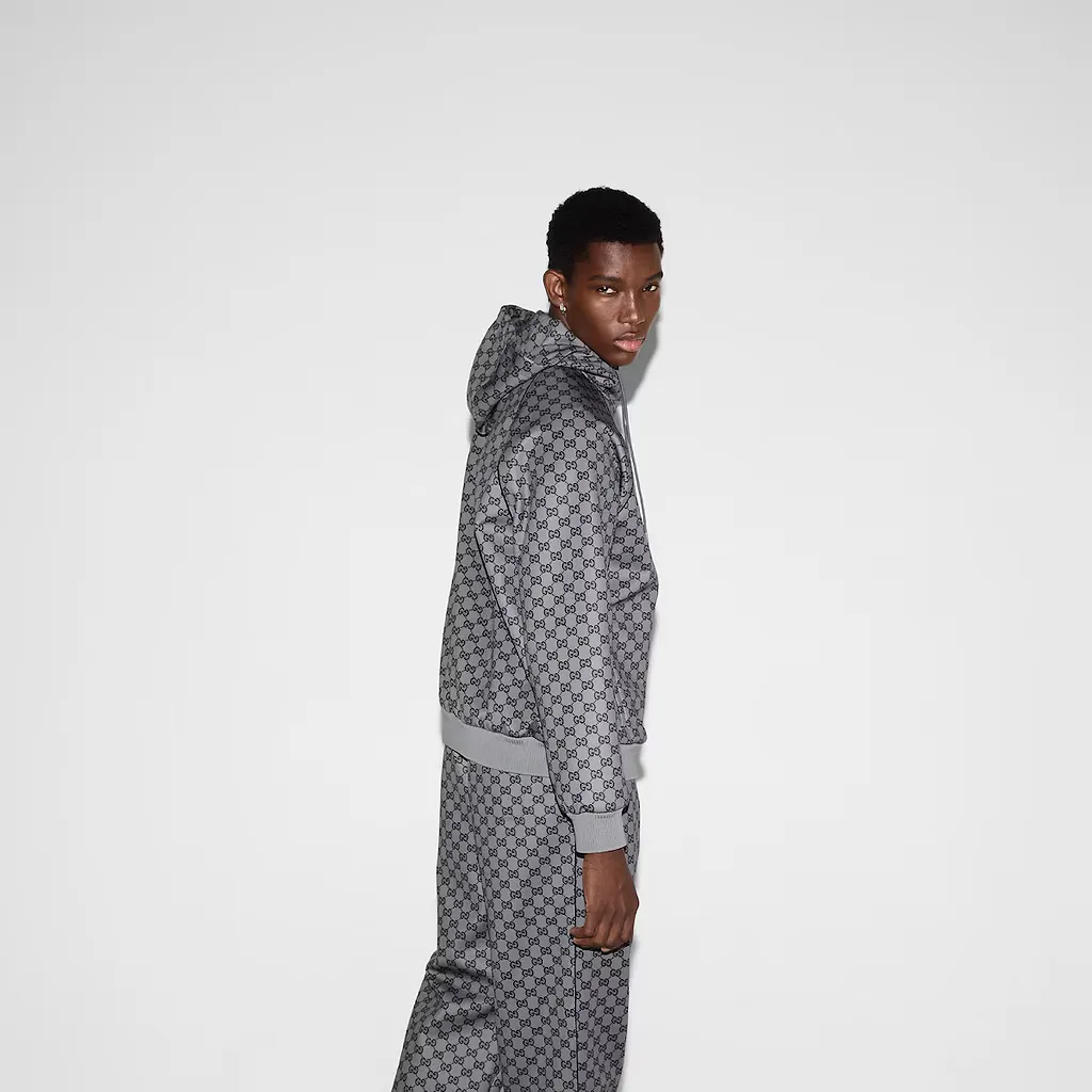 Gg Neoprene Zip Jacket
