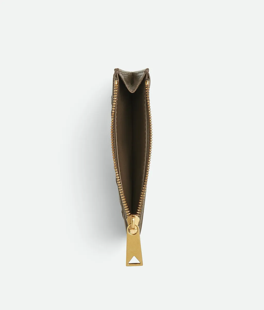 Intrecciato Zipped Card Case