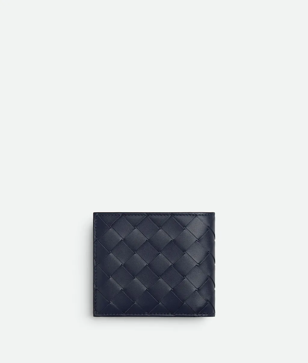 Intrecciato Bi-Fold Wallet With Coin Purse