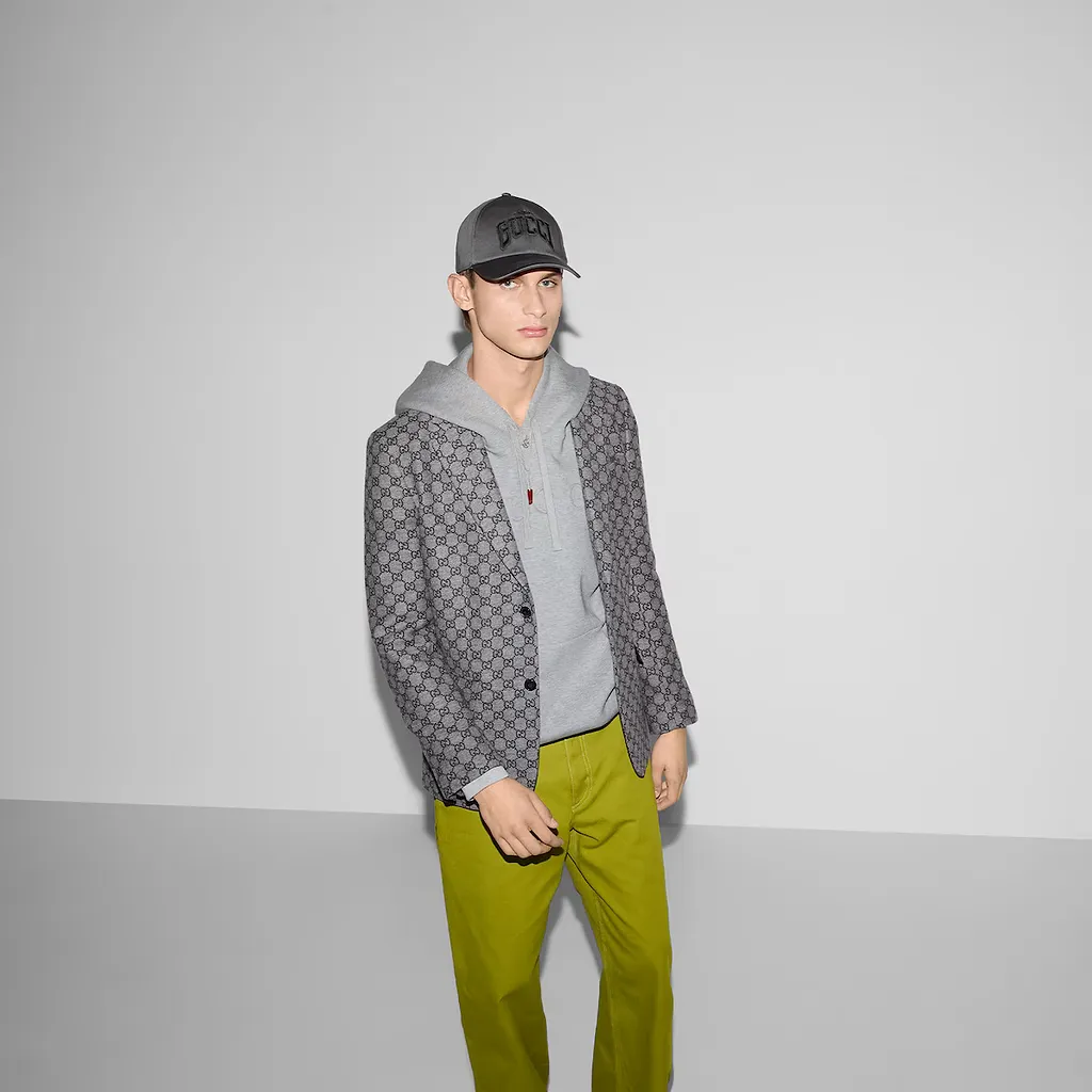 Gg Wool Flannel Jacket