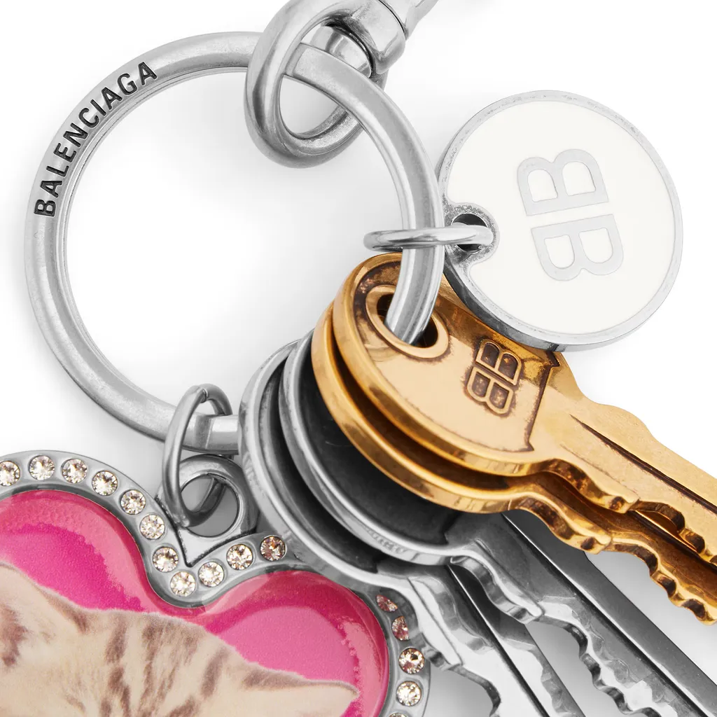Heart Charm Keychain