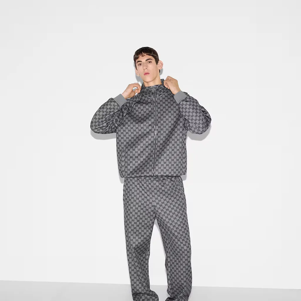 Gg Neoprene Zip Jacket