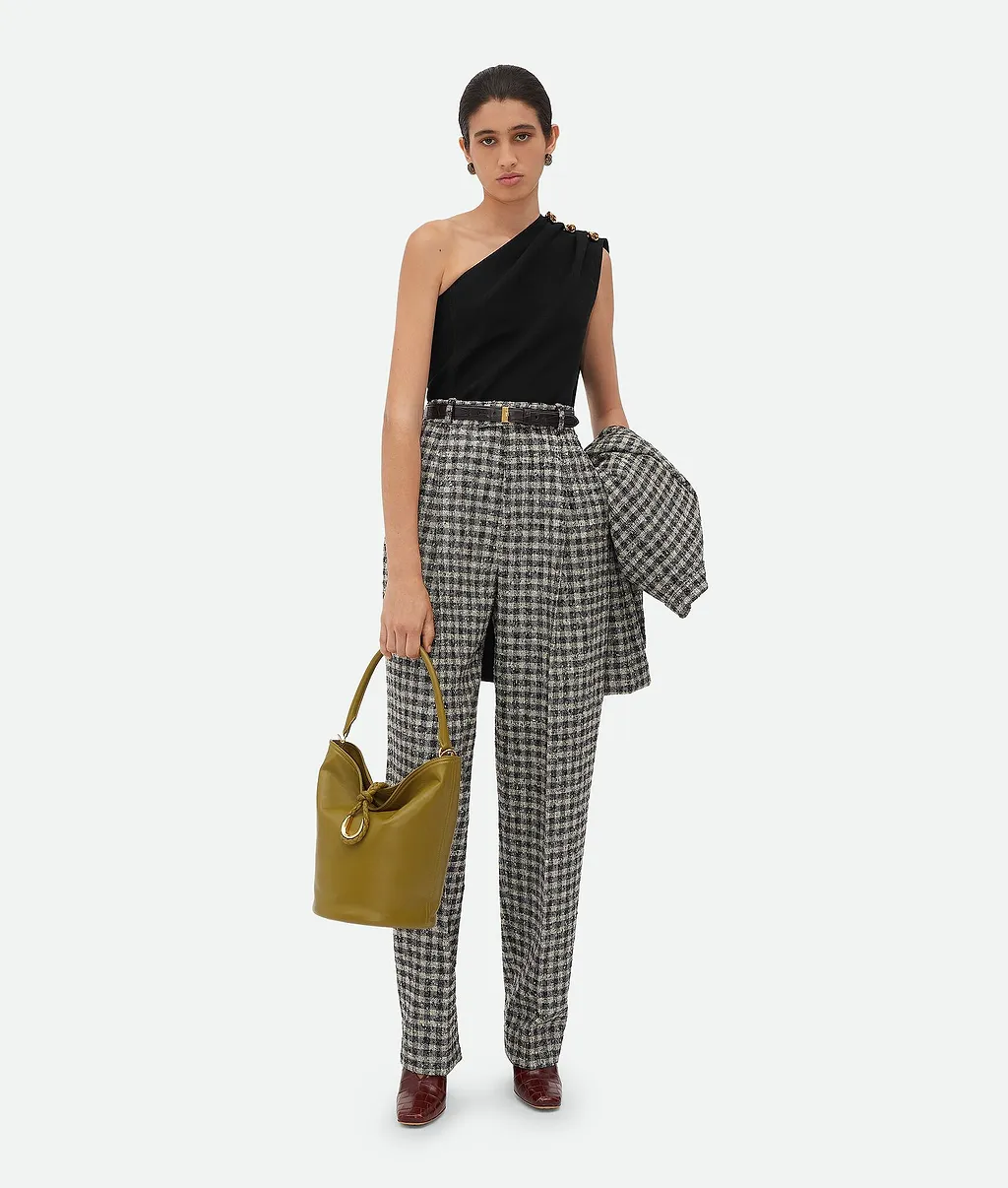 Wool Viscose Crepe Top