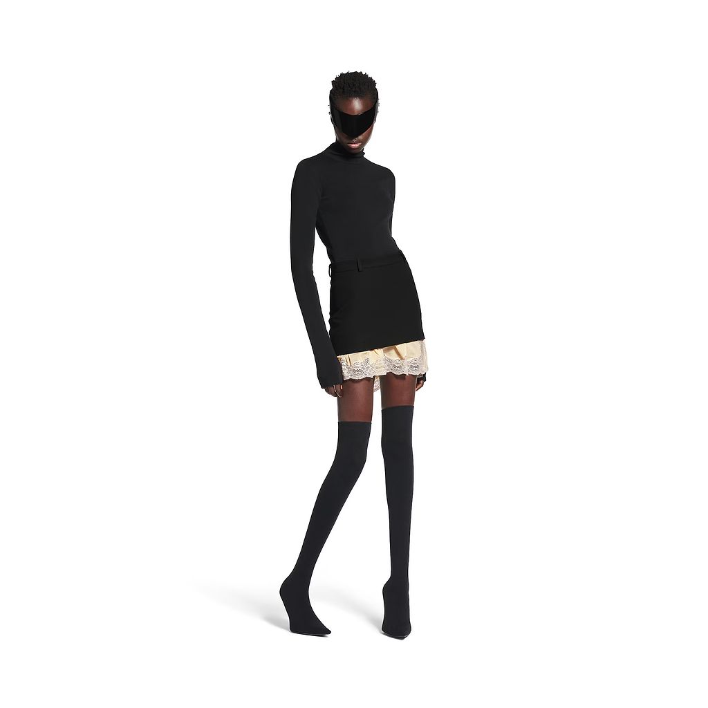 Lingerie Mini Tailored Skirt