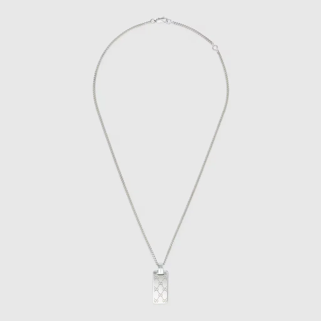 Gucci Signature Necklace With Gg Tag