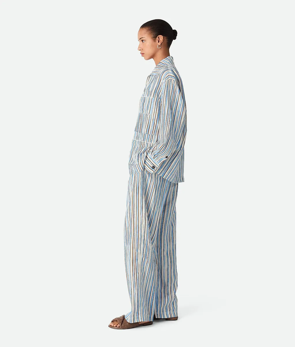 Striped Silk Pyjama Set