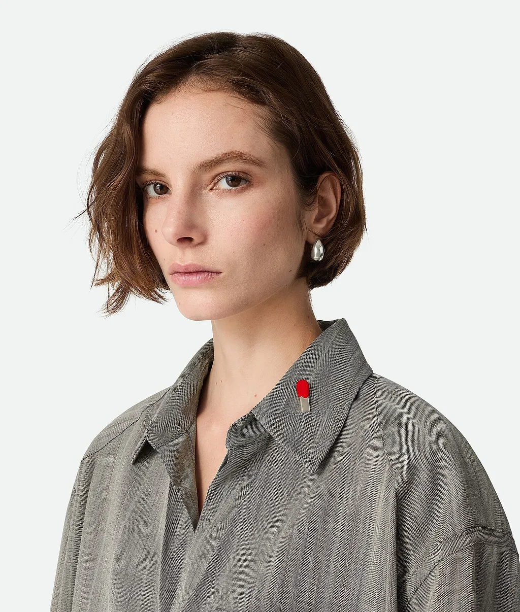 Wool Subtle Stripe Shirt